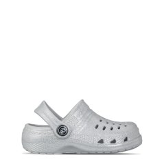 Hot Tuna Cloggs Infants Silver Glitter