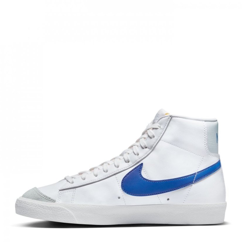 Nike Blazer Mid High Tops Mens White/Blue