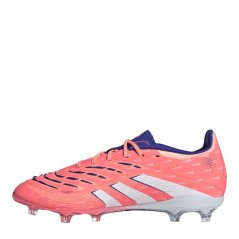 adidas Kids' Predator Elite Firm Ground Football Boot Signal Coral