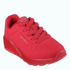 Skechers All Over Emboss Lace Up Sneaker W T Low-Top Trainers Boys Red