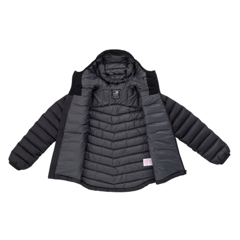 Karrimor Kids' HotRock THERMOLITE Wind Resistant Hooded Down Jacket Black