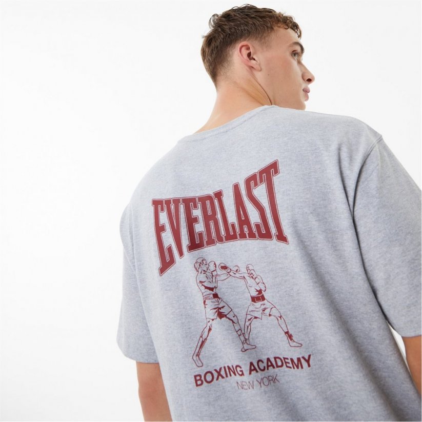 Everlast Everlast Boxing Club pánské tričko Grey Marl