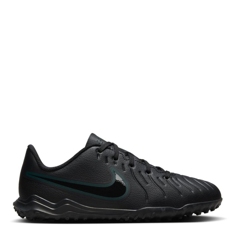 Nike Tiempo Legend 10 Club Junior Astro Turf Football Trainers Black/Green