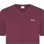 Slazenger V Neck pánske tričko Wine