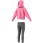 adidas OTH Fleece Tracksuit Infant Girls Pink/Dk Grey
