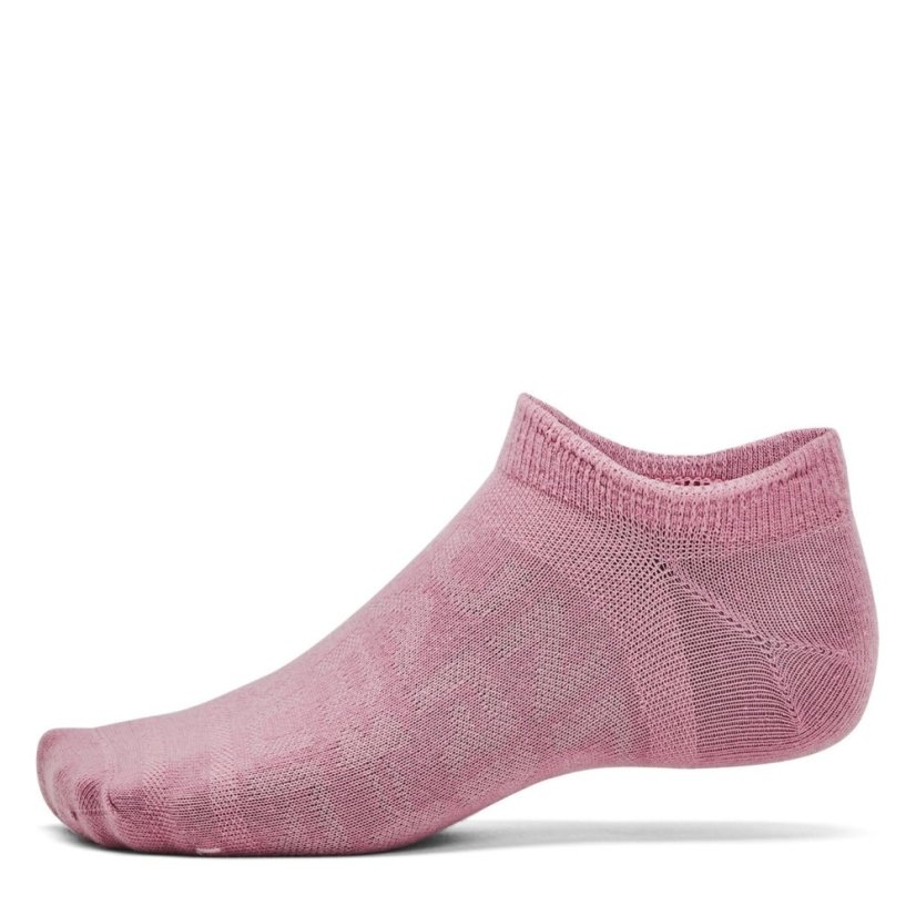 Under Armour Armour Essential 6-Pack No-Show Socks Unisex Pink Elixir