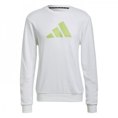 adidas Future Icons Crew Sweatshirt Mens White
