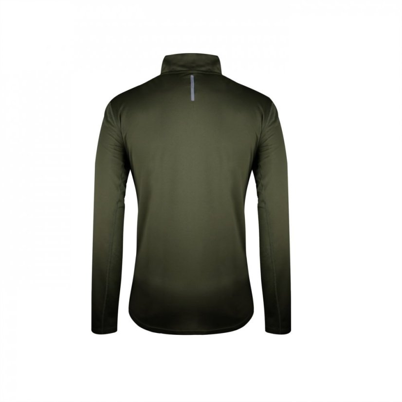 Karrimor Long Sleeve Zip Top Mens Moss Green