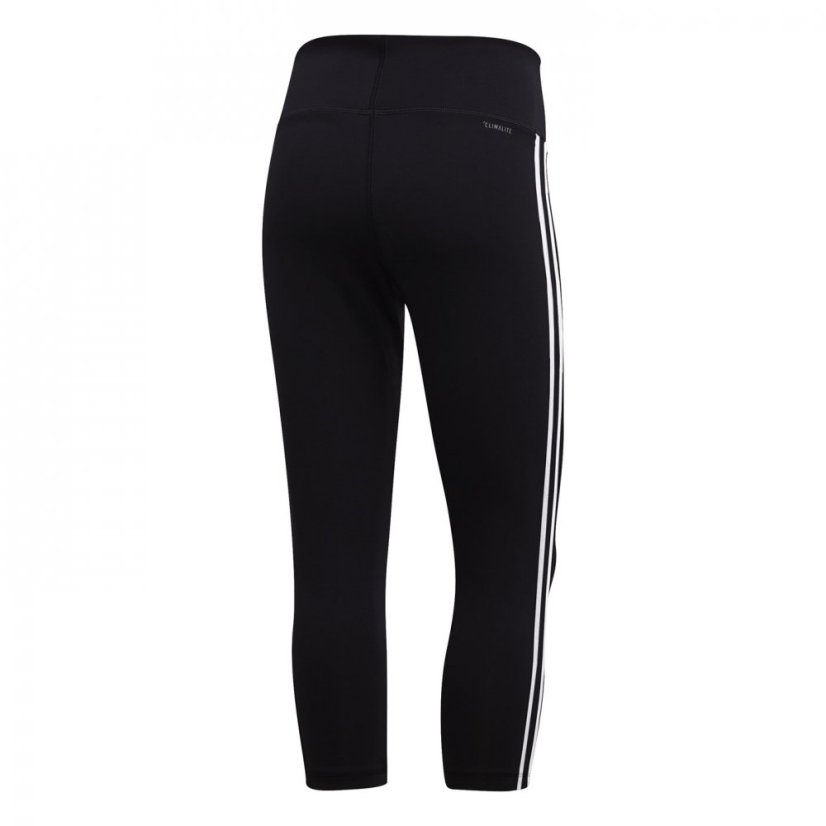 adidas 3 Stripe Sweat Pants Black/White