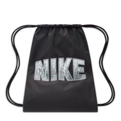 Nike Y Nk Drawstring - Gfx Fa24 Bag Unisex Kids Black/Grey