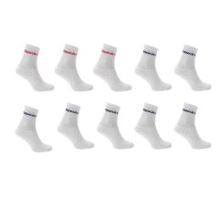 Donnay 10 Pack Crew Socks Children White