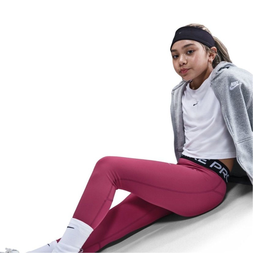 Nike Pro Girls Tights Sweet Beet