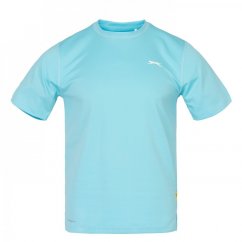 Slazenger Tennis T Shirt Mens WHITE/GREY