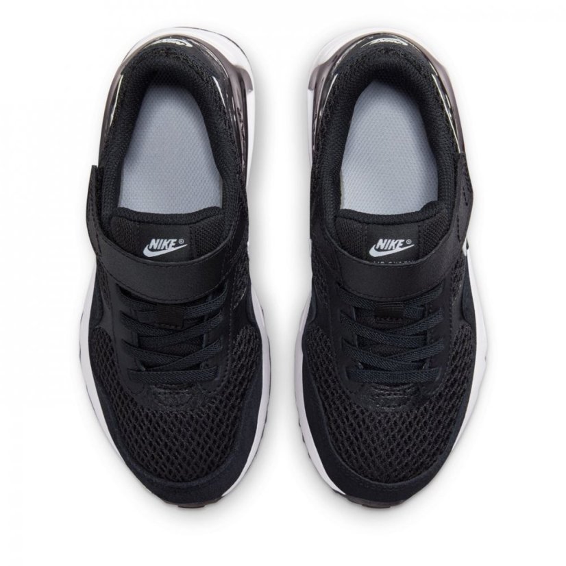 Nike Air Max SYSTM Little Kids' Shoes Black/White