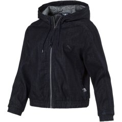 Puma (8) Denim T7 Track Jacket Womens Black