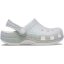 Crocs Unisex Kids Classic Glitter Clogs White
