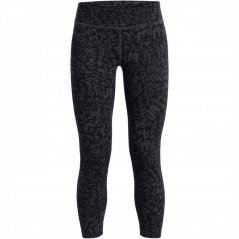 Under Armour Armour Motion Printed Ankle Crop Gym Legging Girls Grey