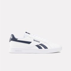 Reebok Court Clean/Black/Black/Pugr Low-Top Trainers Unisex Adults Ftwwht/Nav