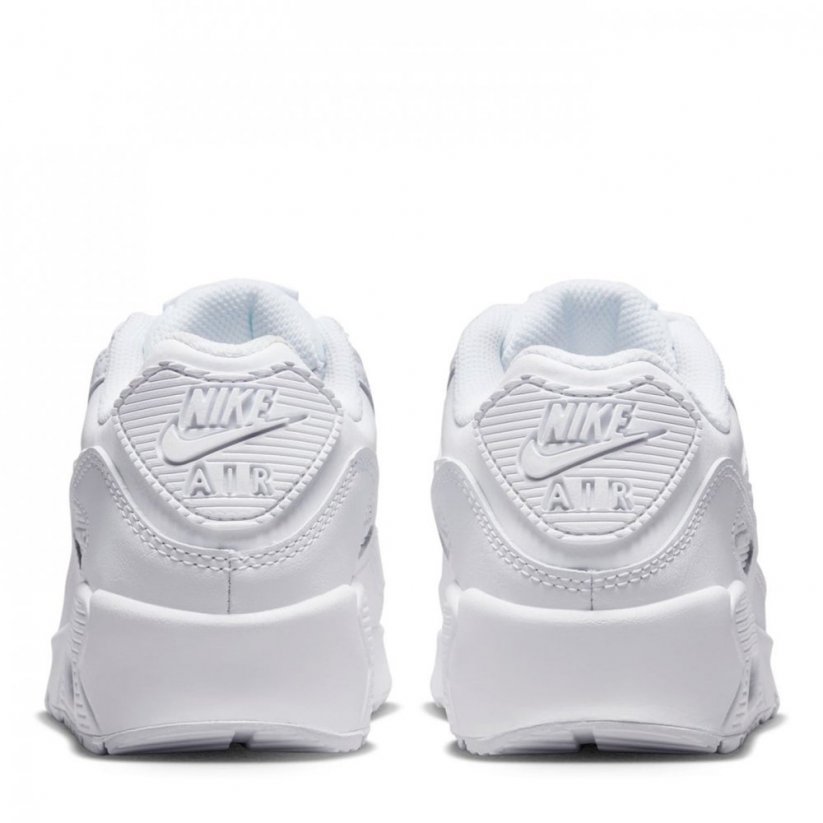 Nike Max 90 LTR Big Kids' Trainers Triple White