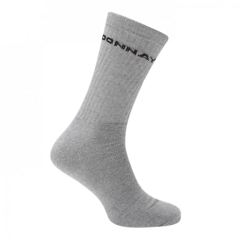 Donnay 10 Pack Crew Socks Plus Size Mens Black