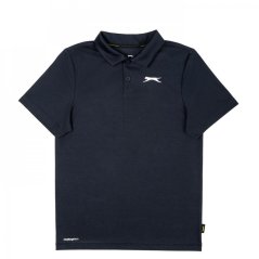 Slazenger Solid Golf Polo Junior Navy