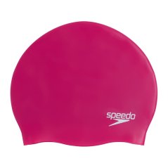 Speedo Silicone Swimming Cap Adults Elec Pink