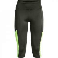Under Armour Armour Fly Fast 3.0 Speed Capri Leggings Womens Green