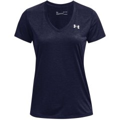 Under Armour Tech™ Twist V-Neck Short Sleeve Womens Midnight Navy