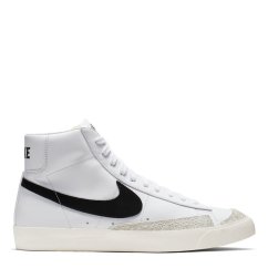 Nike Blazer Mid 77 Vintage Shoes Juniors White/Black