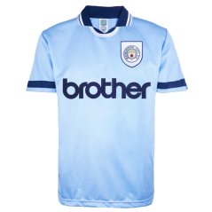 Score Draw SD Manchester City Home Shirt 1994 Mens Blue/White