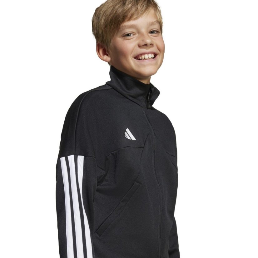 adidas House of Tiro Track Top Juniors Black/White