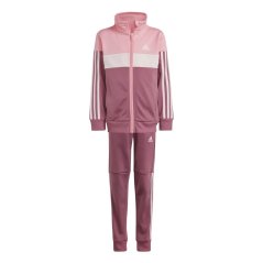 adidas Stripe Poly Tracksuit Pink