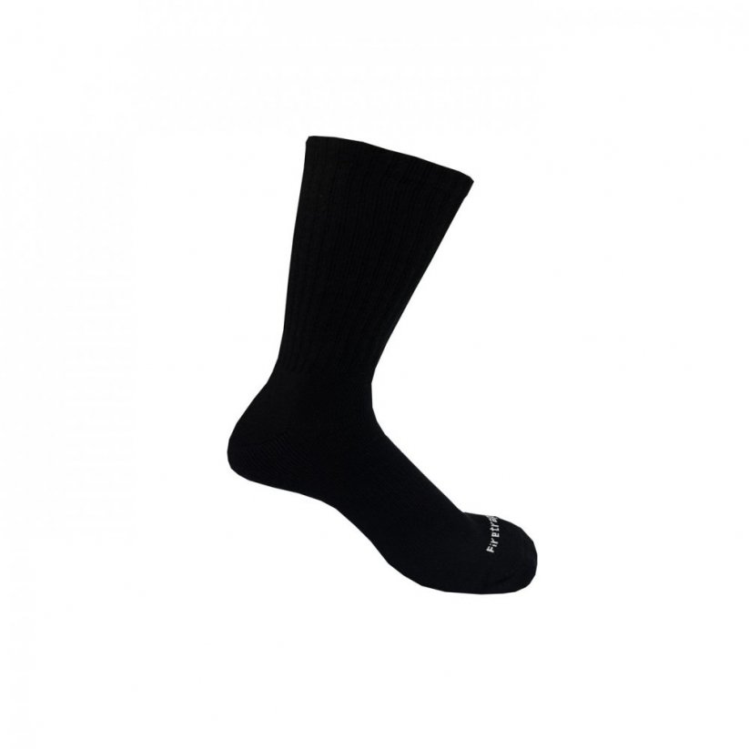 Firetrap 6Pk Crw Sock Mens Black