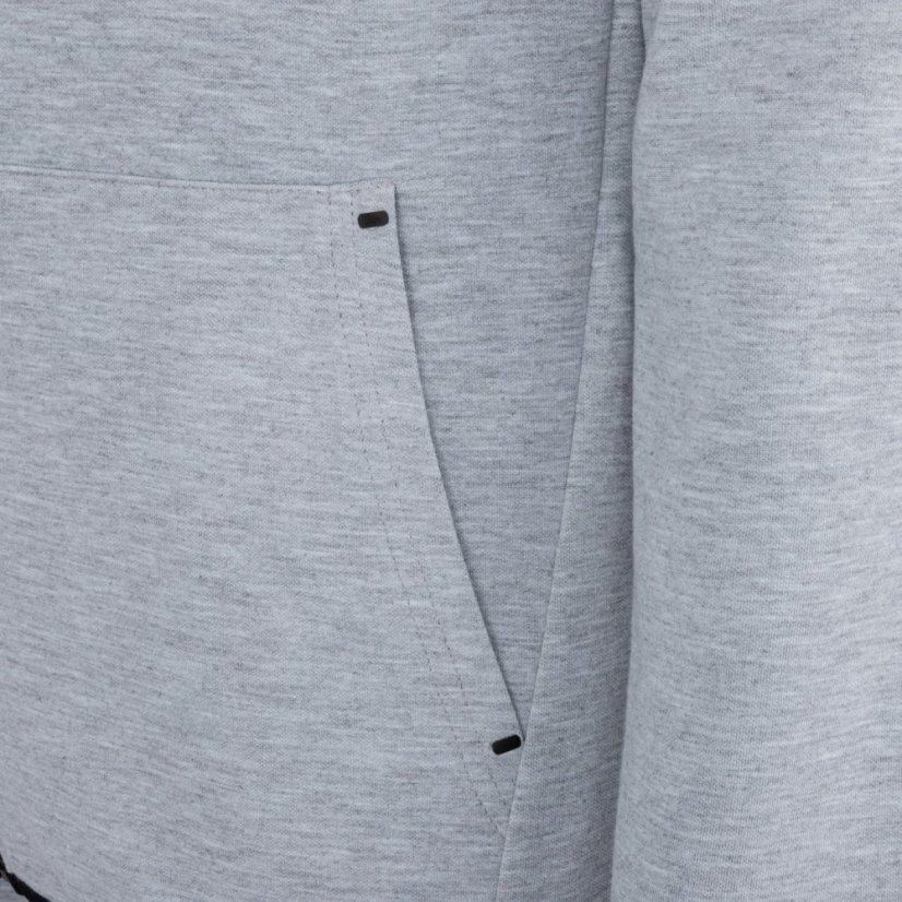 Fabric Zip Tracksuit Dark Grey