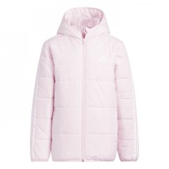 adidas Essentials 3S Jacket Juniors Pink/White