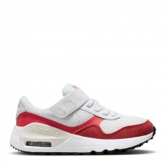 Nike Air Max SYSTM Little Kids' Shoes White/Red