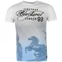 Firetrap Blackseal Chariot T Shirt vel. XXL