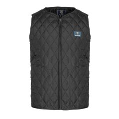 Howick Men's Quilted Windproof Winter Puffer Gilet Black