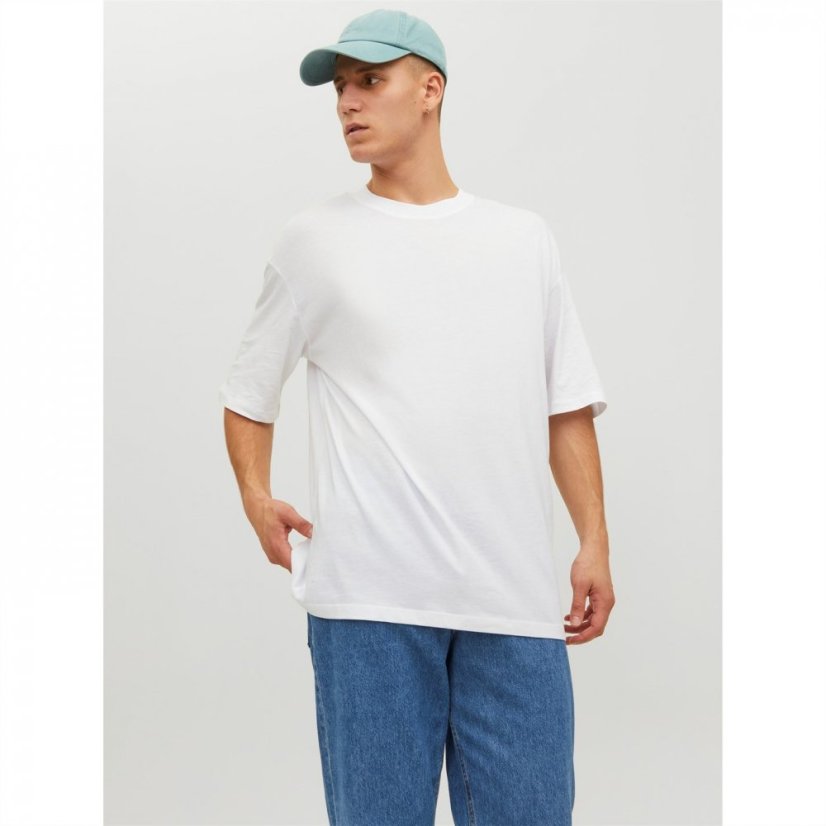 Jack and Jones Brink Short Sleeve Oversized Fit T-Shirt White