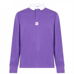 No Fear Sleeve Polo Shirt Purple