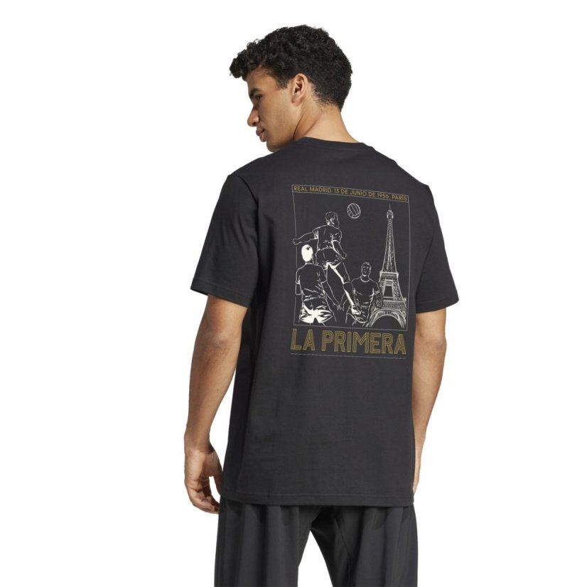 adidas Real Madrid UCL pánske tričko Black