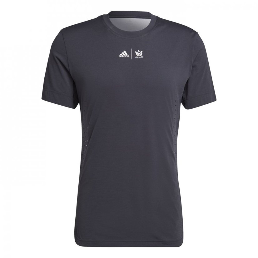 adidas New York Graphic Tennis Tee Grey