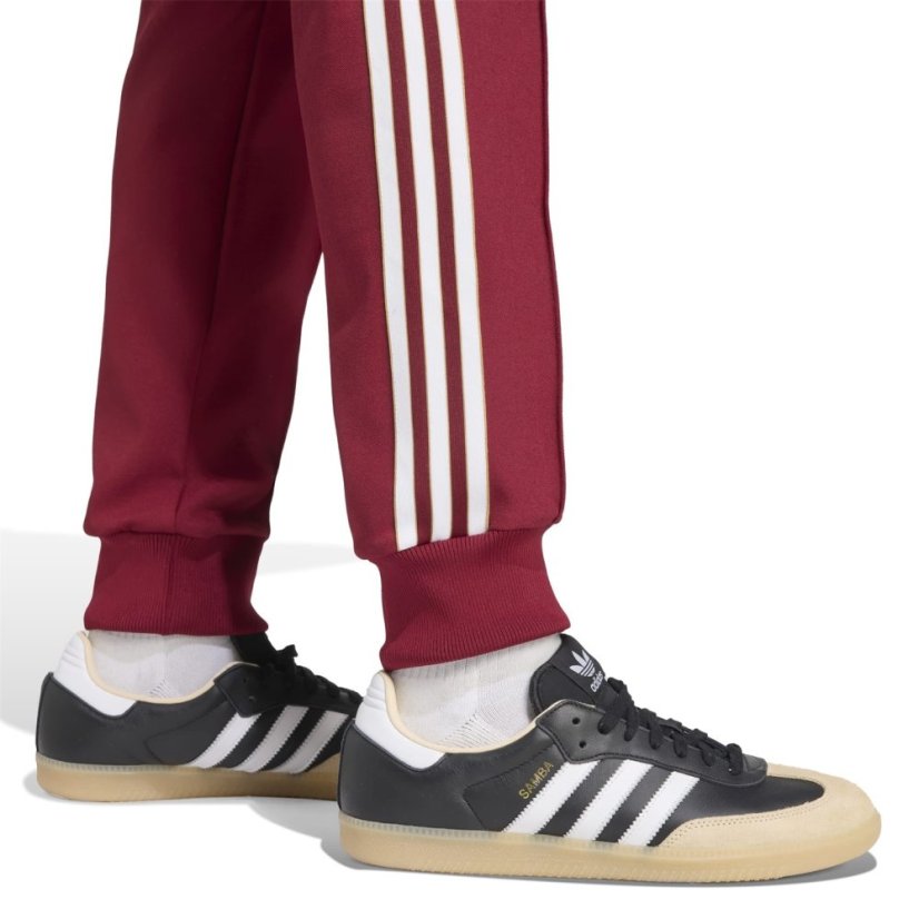 adidas Arsenal Icons Tracksuit Bottoms Mens Red