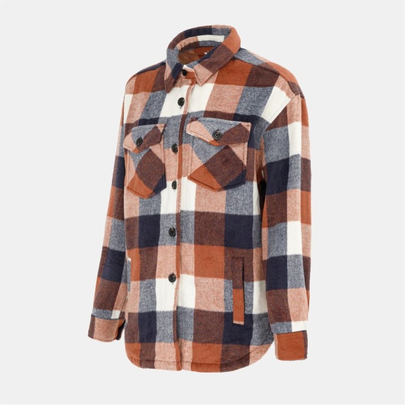 Miso Wool Shirt Ladies Brown