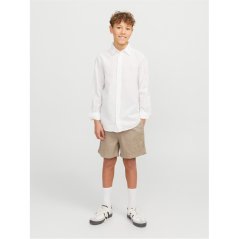 Jack and Jones Linen Shorts Juniors Crockery