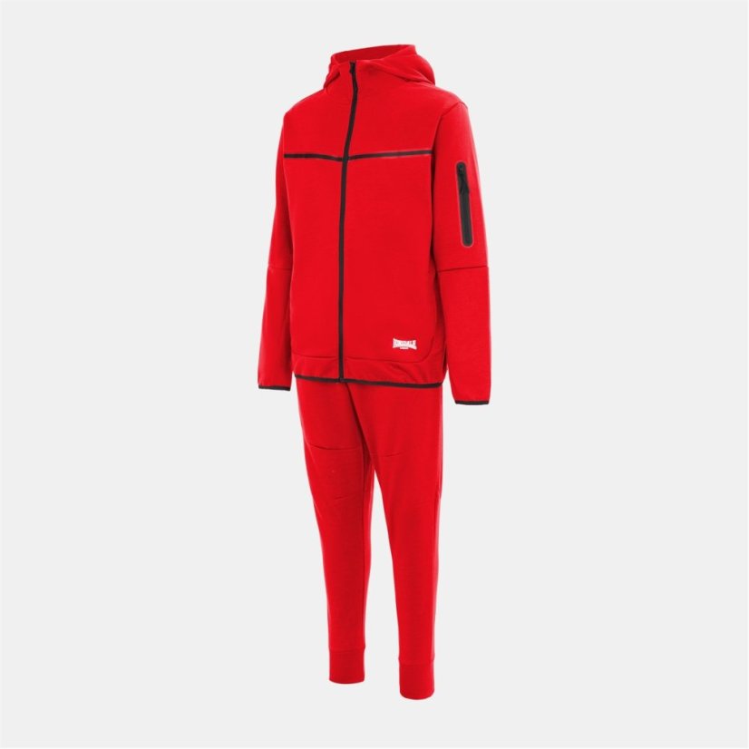Lonsdale Track Suit Mens Red