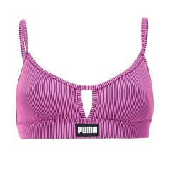 Puma Peek A Boo Bikini Top Pink Combo