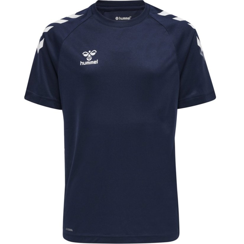 Hummel Core Training Poly T Shirt Junior Marine
