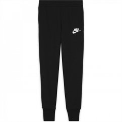 Nike Sportswear Club Big Kids' (Girls') French Terry Pants Black/White