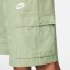 Nike Club Fleece Men's Cargo Shorts Oil Green/White